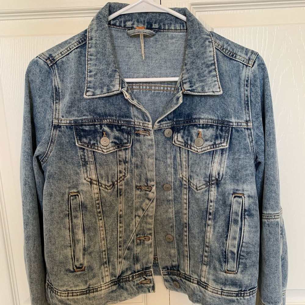 NWOT Free People denim jacket